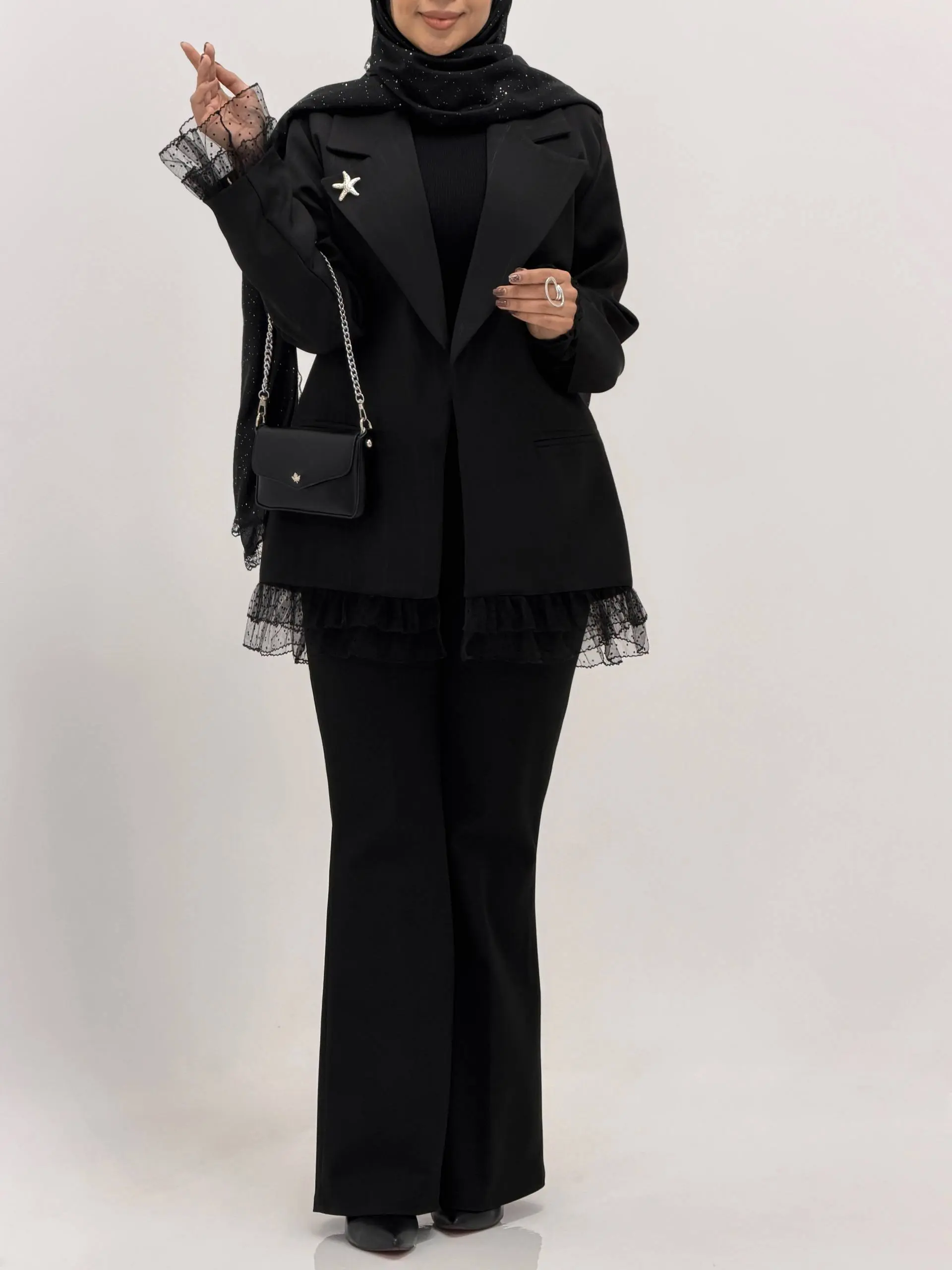 3834-کت مزونی روژین